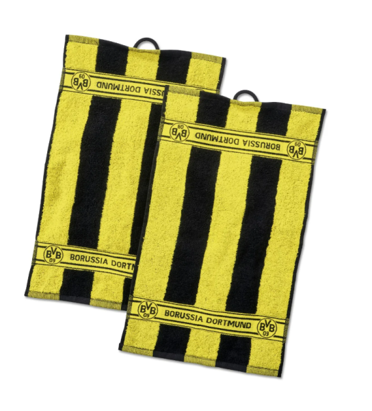 Borussia Dortmund - BVB-Gästehandtücher Blockstreifen (2 Stück)